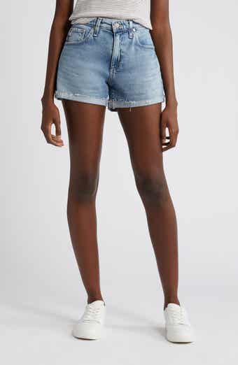 Hailey High Waist Cutoff Denim Shorts