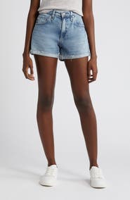 AG Hailey High Waist Cutoff Denim Shorts