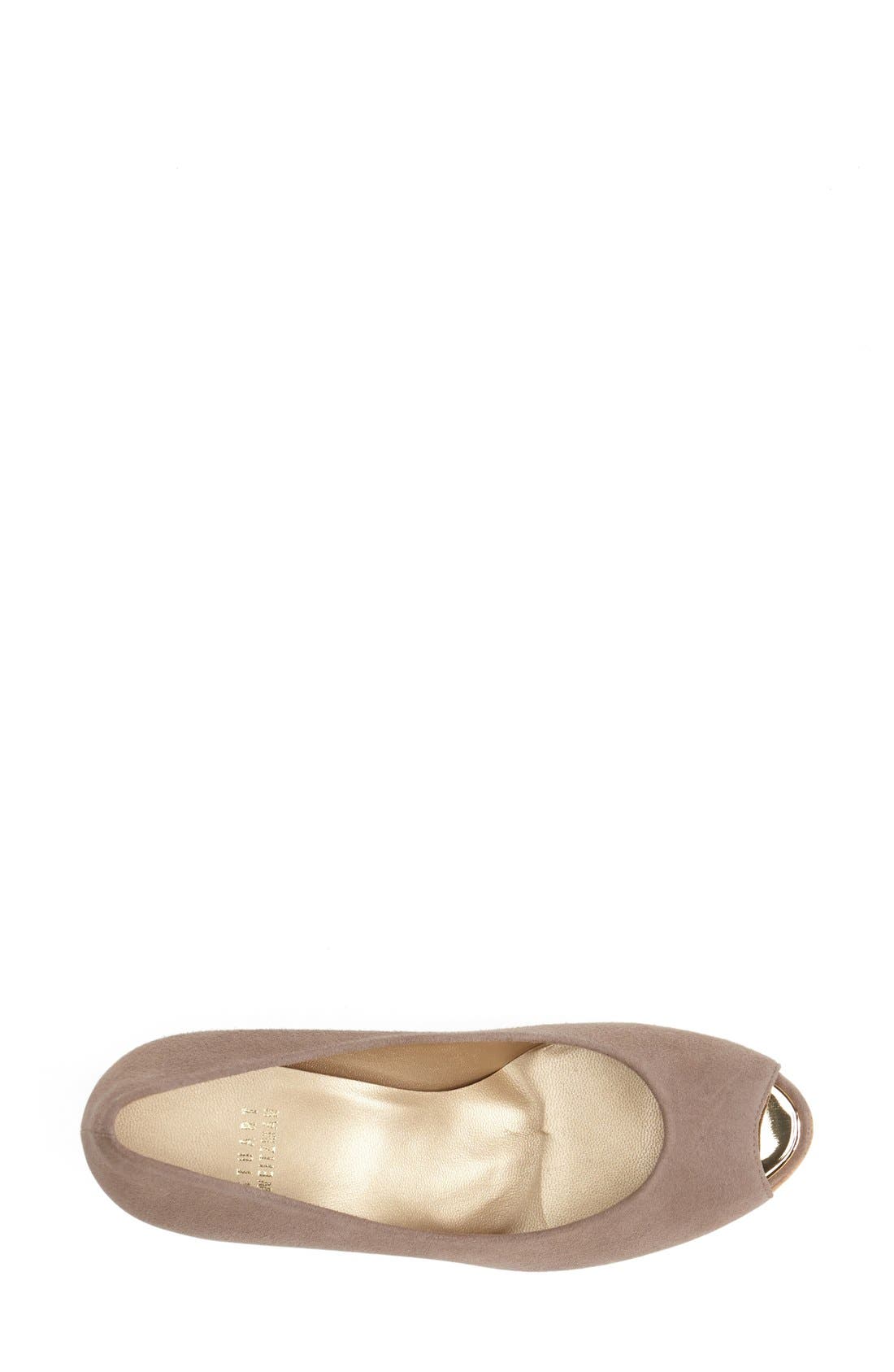 Stuart Weitzman 'Anna' Peep Toe Platform Wedge, Alternate, color, 