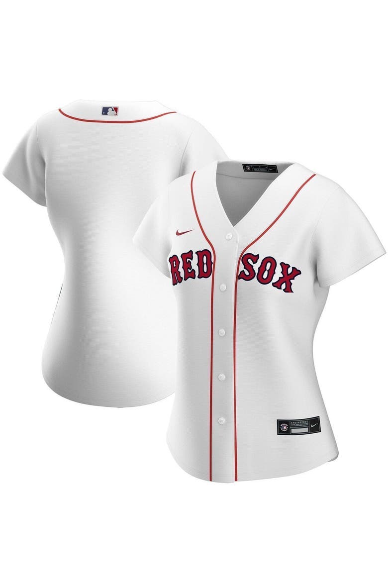 Women's Nike White Boston Red Sox Home Replica Team Jersey, Alternate, color, White