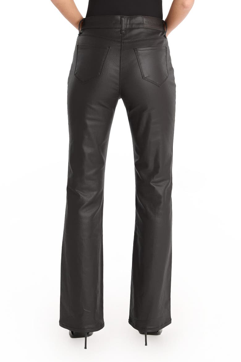Aria Coated Flare Jean, Alternate, color, Black