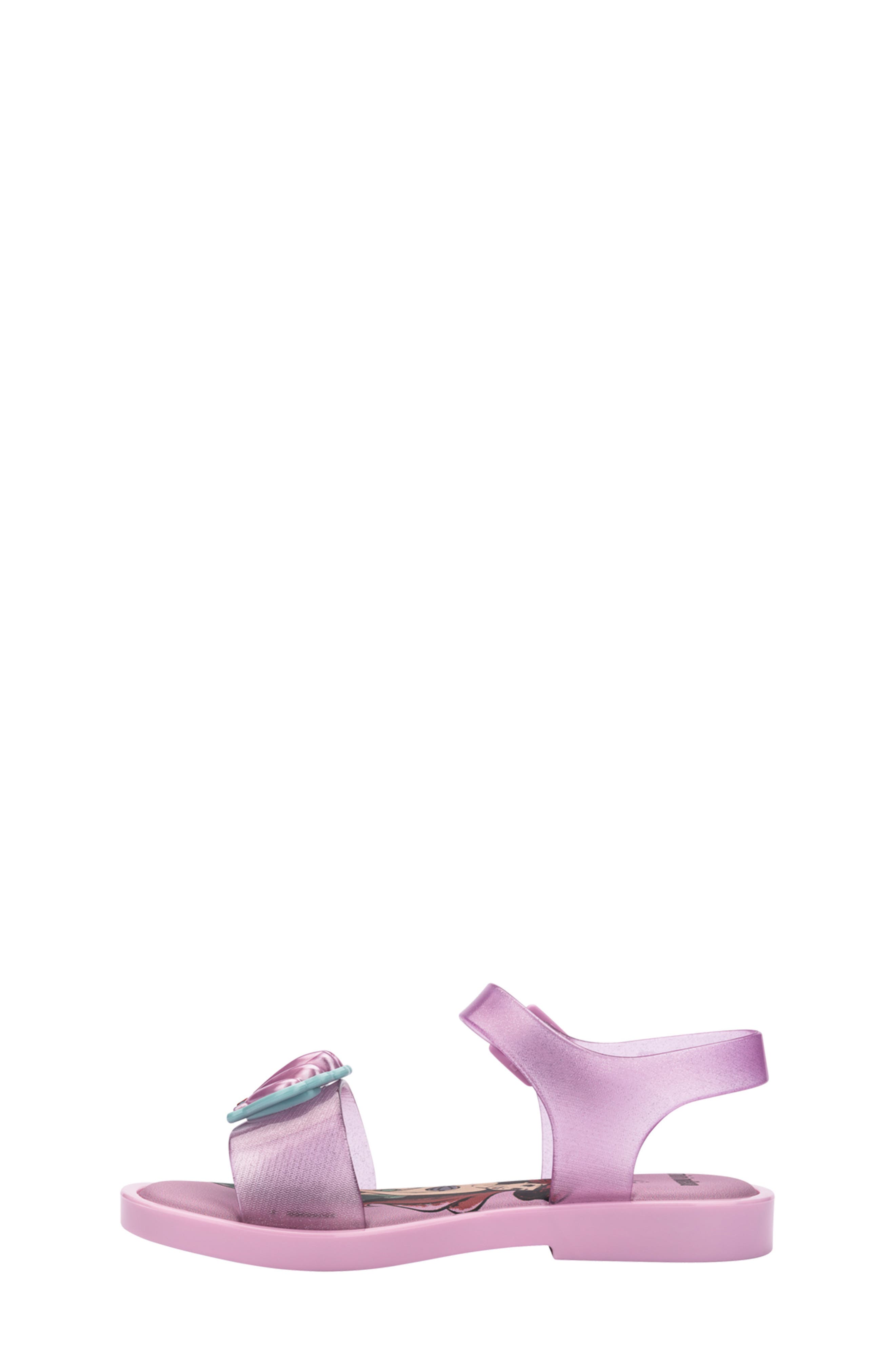 x Disney Mar Jelly Sandal, Alternate, color, PINK GLITT