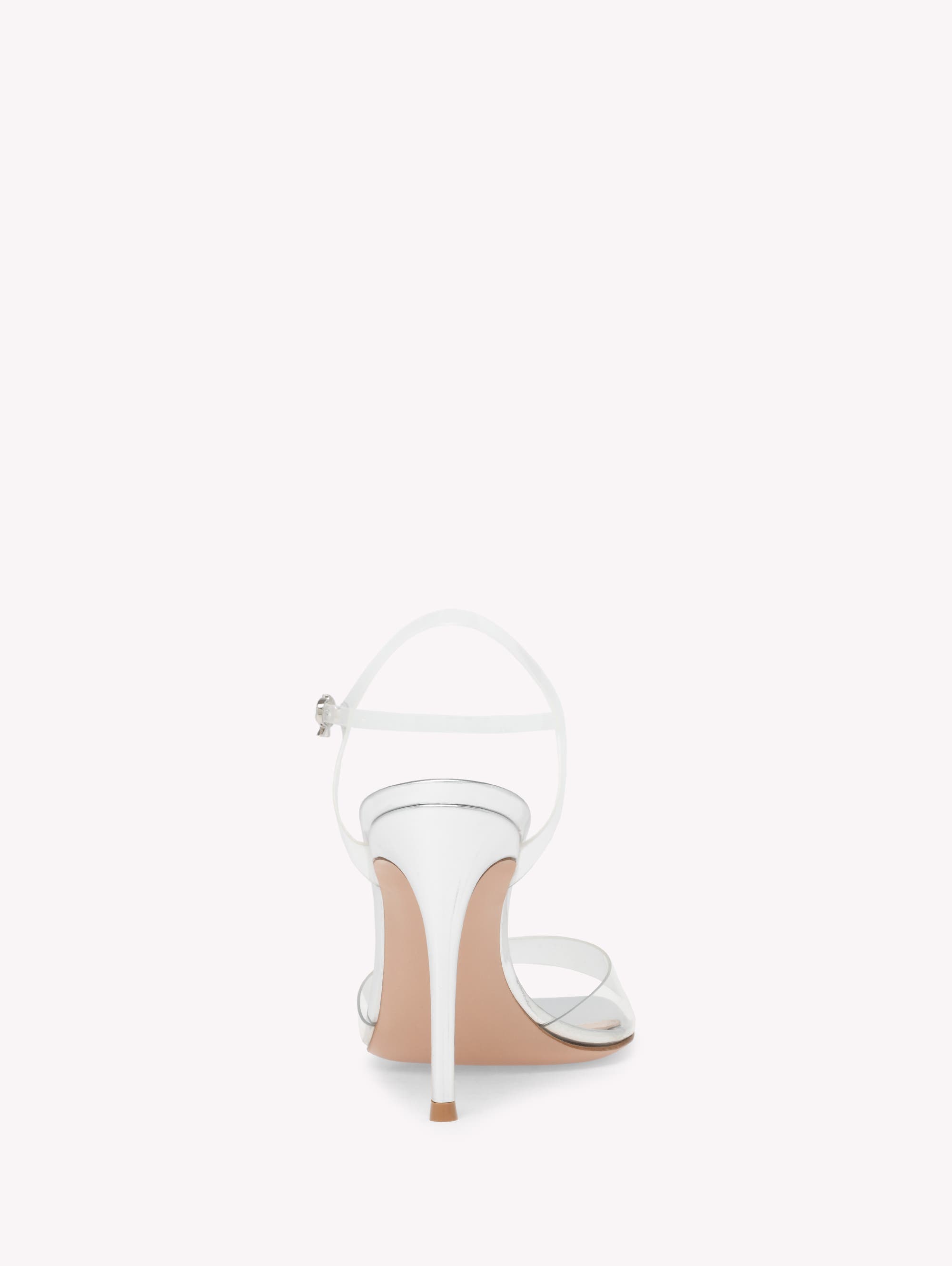 Gianvito Rossi Cher Sandal, Alternate, color, Metallic Silver Tpu