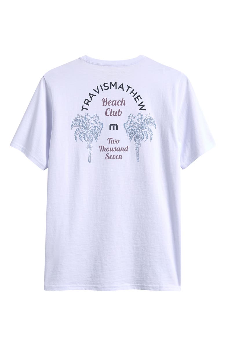 TravisMathew Kids' Y Club Member Cotton T-Shirt, Alternate, color, White