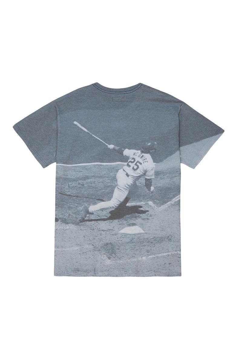 Men's Mitchell & Ness Mark McGwire St. Louis Cardinals Cooperstown Collection Highlight Sublimated Player Graphic T-Shirt, Alternate, color, White