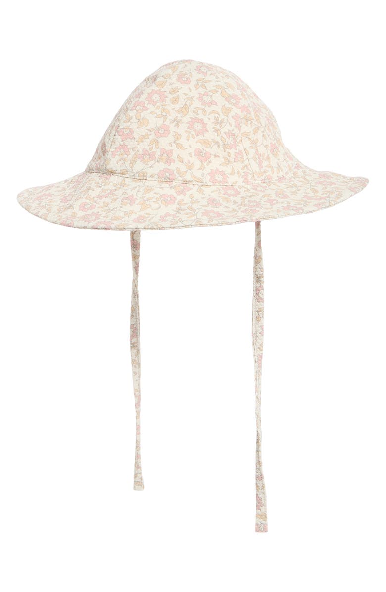 QUINCY MAE Kids' Dahlia Sun Hat, Main, color, Natural