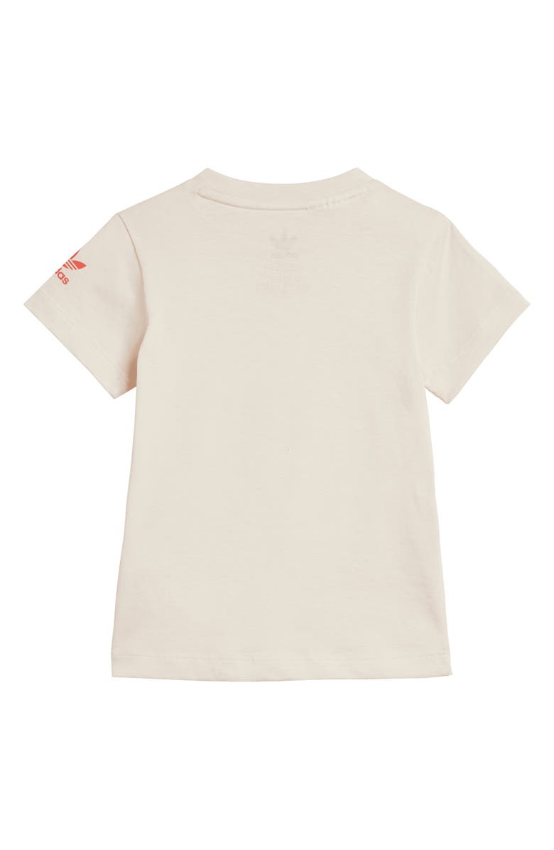 adidas Floral Cotton Graphic T-Shirt & Shorts Set, Alternate, color,