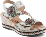L'Artiste by Spring Step Blissful Slingback Platform Wedge Sandal