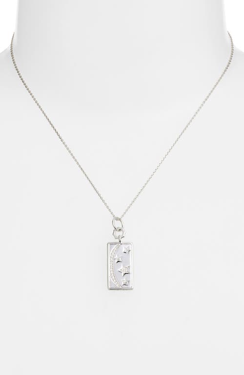 Monica Rich Kosann My Sun Moon Pendant Necklace In Gray
