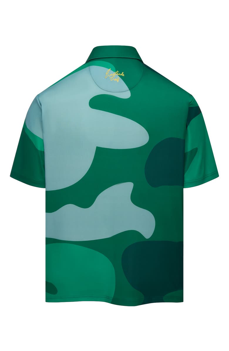 Eastside Golf Snap Placket Performance Golf Polo, Alternate, color, Verde
