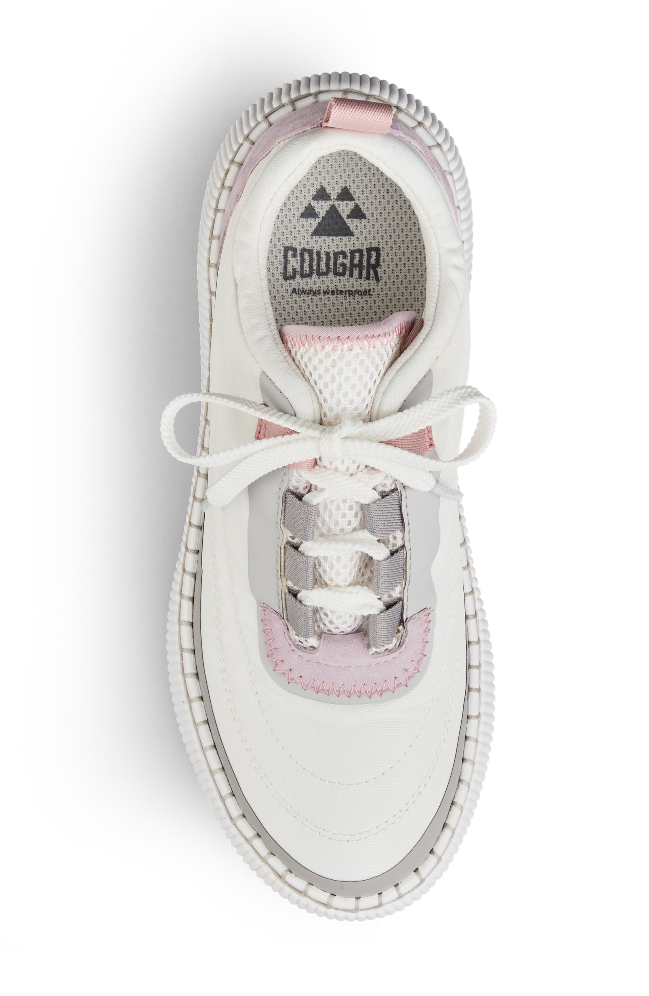 Sayah Waterproof Sneaker, Alternate, color, WHITE-LAVENDER
