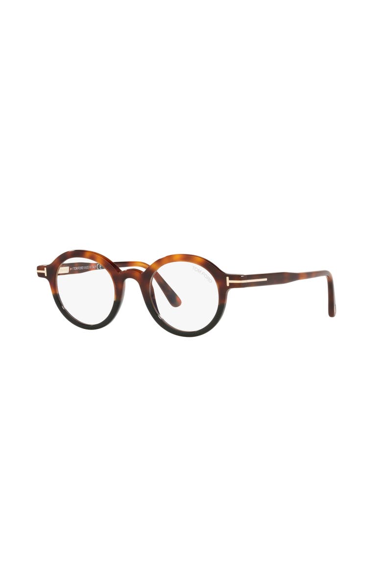 45mm Round optical glasses, Main, color, Tortoise