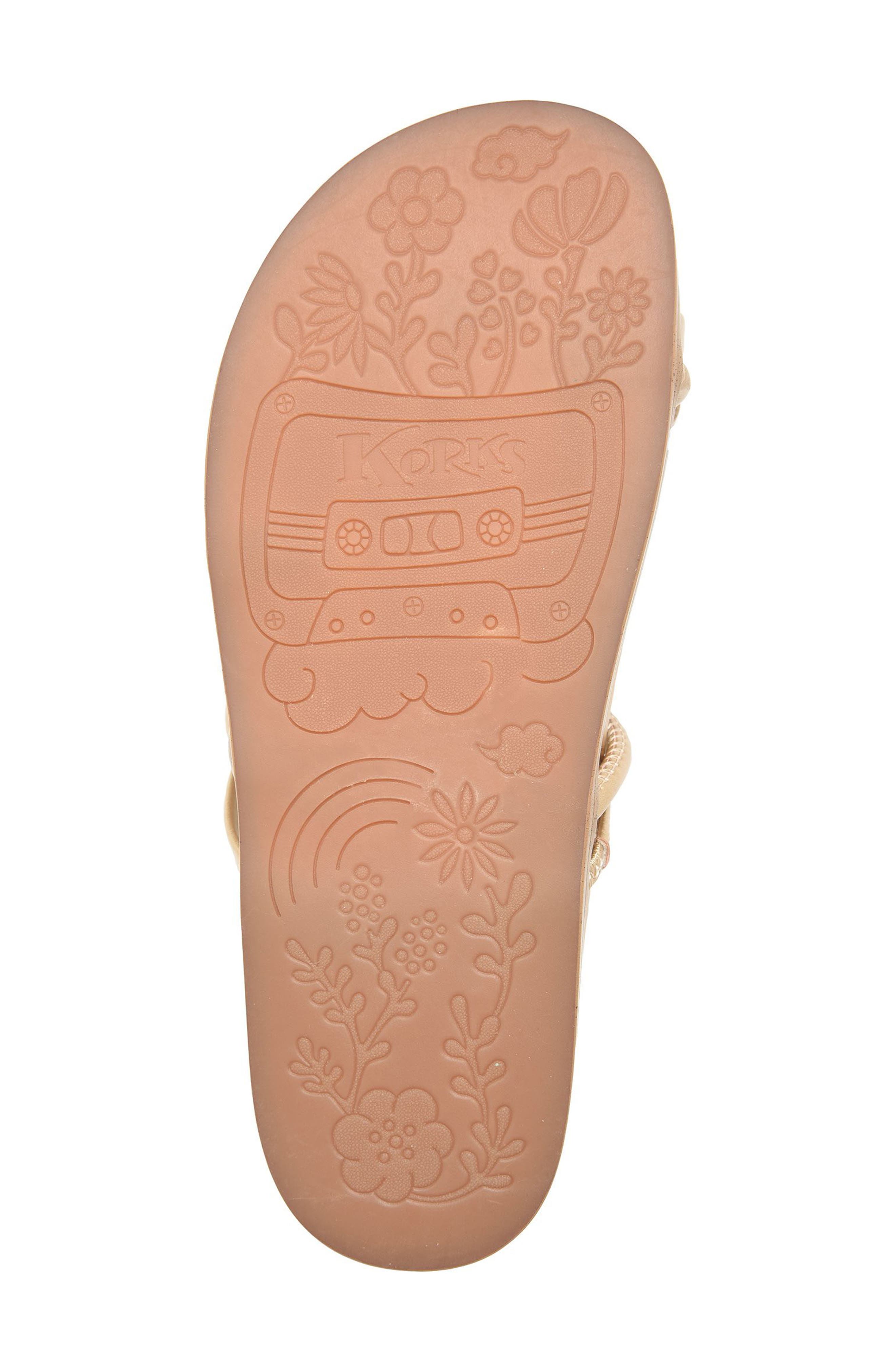 KORKS Audra Sandal, Alternate, color, Gold