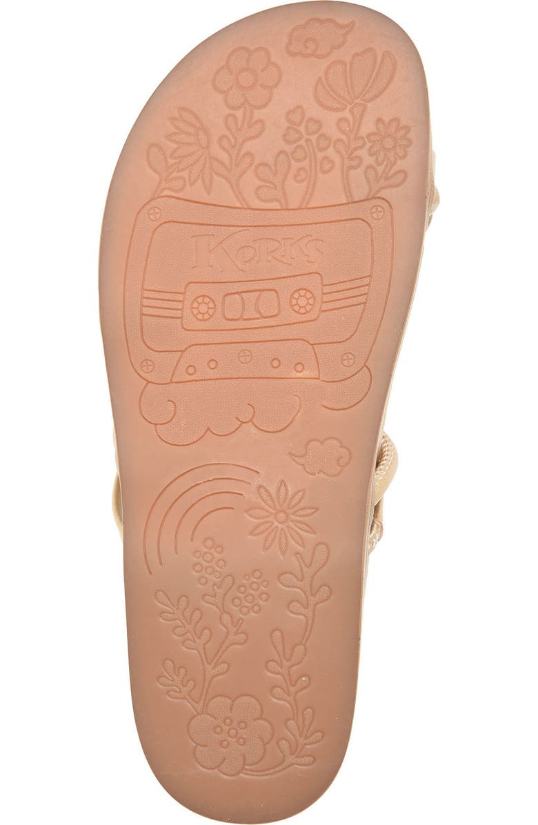 KORKS Audra Sandal, Alternate, color, Gold