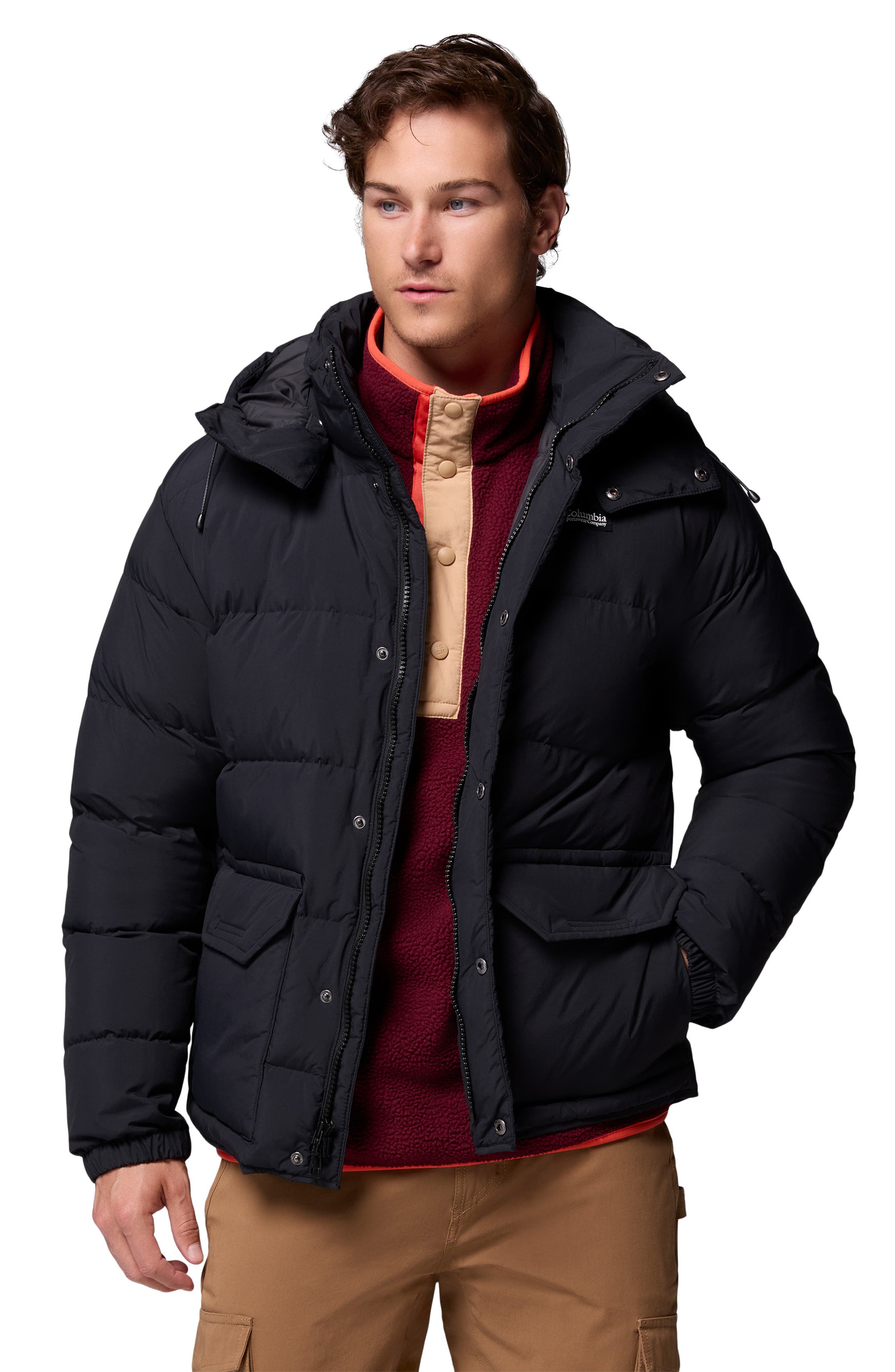 Columbia Wallowa Water Repellent Down Puffer Jacket with Removable