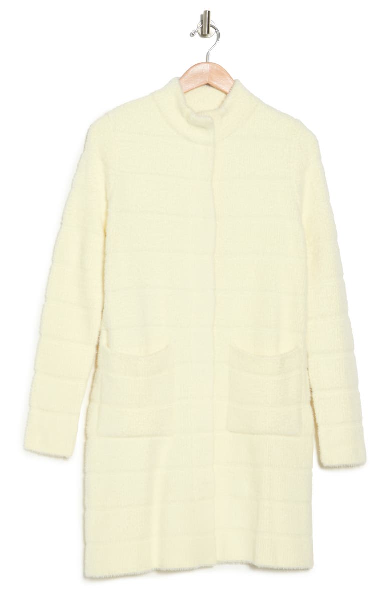 BY DESIGN Colette Quilted Faux Fur Jacket, Alternate, color, Winter White