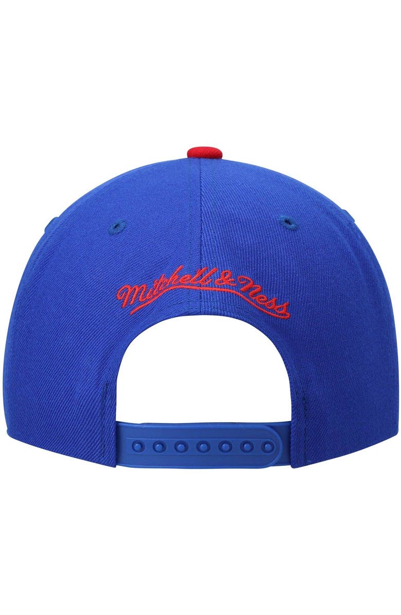 Mitchell & Ness Men's Mitchell & Ness Royal/Red Denver Nuggets Hardwood Classics Team Two-Tone 2.0 Snapback Hat, Alternate, color, Royal