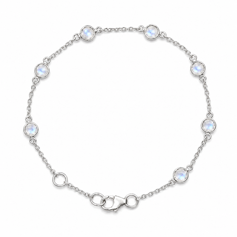 March Birthstone Bracelet Aquamarine
