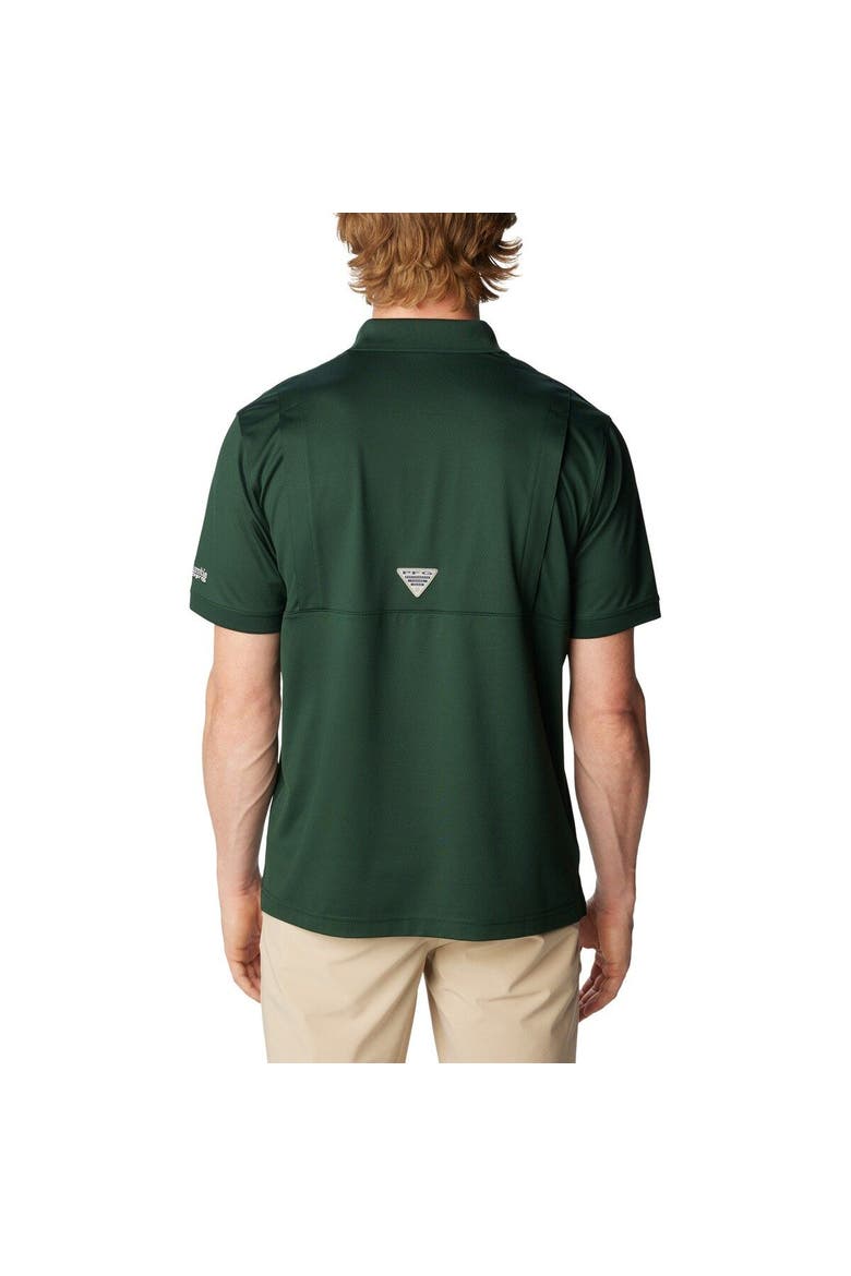 Men's Columbia Green Michigan State Spartans PFG Tamiami Omni-Shade Polo, Alternate, color, Green