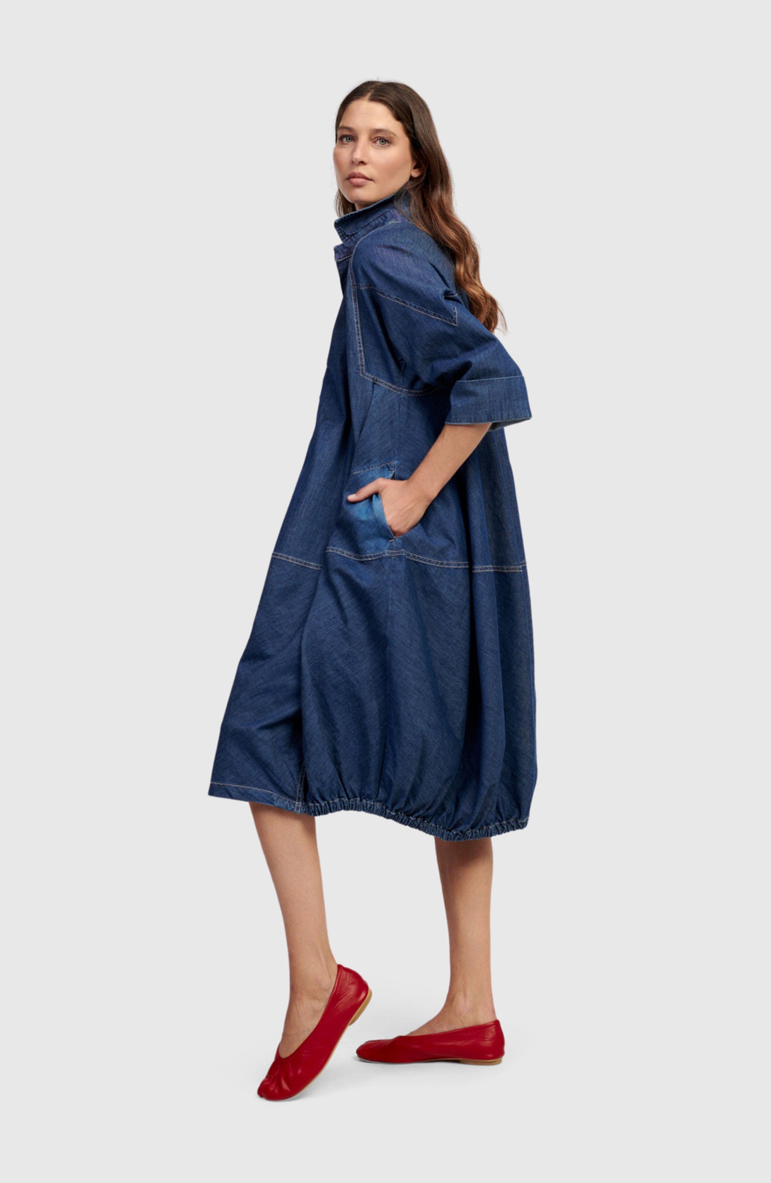 Panama Oversized Shirt Dress - image 4