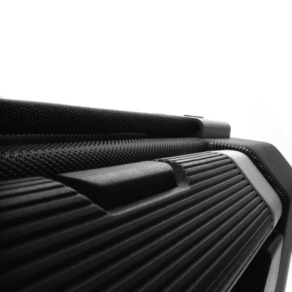 D_b_ Ramverk Pro Hardside 21 Inch Carry On Luggage  Spinner with Buckle Closure, Alternate, color, Black Out