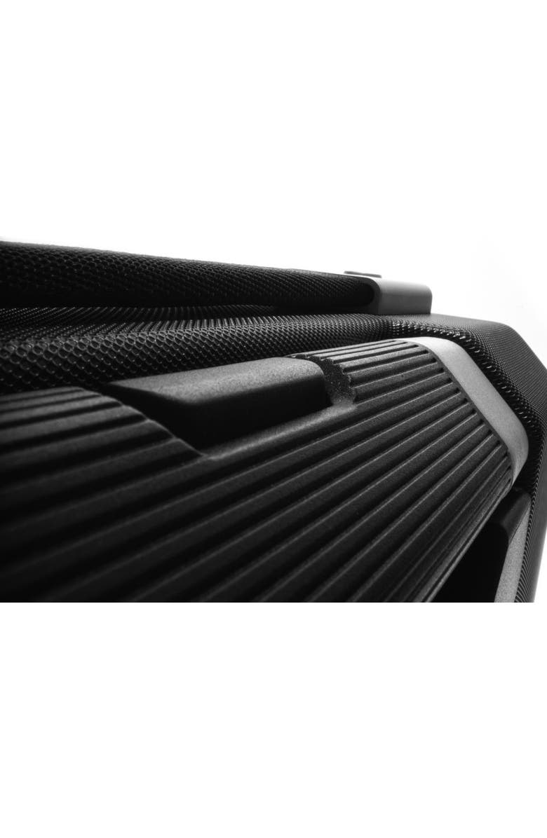 D_b_ Ramverk Pro Hardside 21 Inch Carry On Luggage Spinner with Buckle Closure, Alternate, color, Black Out