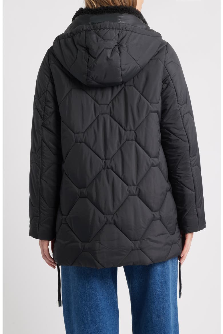 Onion Quilted Jacket, Alternate, color, BLACK
