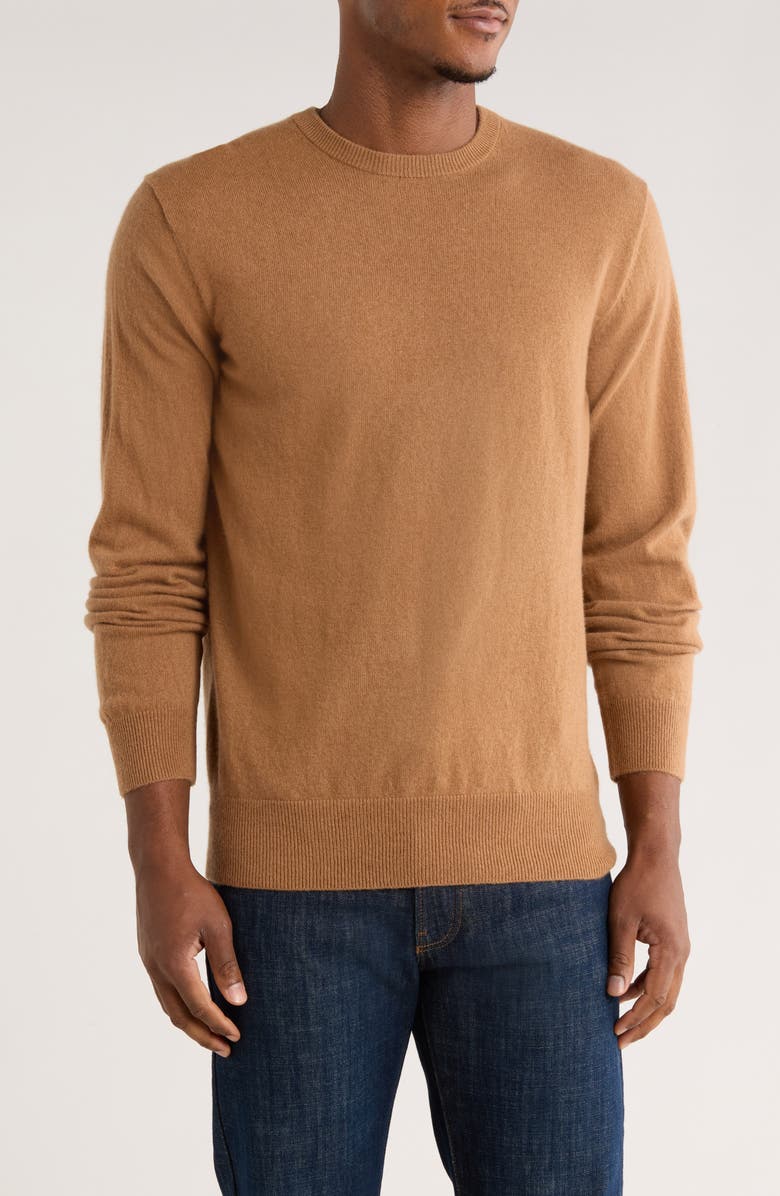 Rodd & Gunn Wool & Cashmere Crewneck Sweater, Main, color, Chestnut