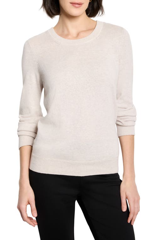 Nic + Zoe Nic+zoe Crewneck Long Sleeve Sweater In Neutral