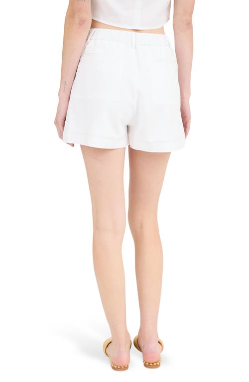 BLU PEPPER BLU PEPPER SOLID PLEATED FRONT SHORTS