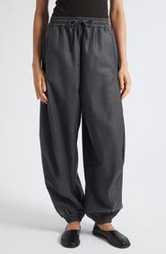 Róhe Virgin Wool Balloon Track Joggers