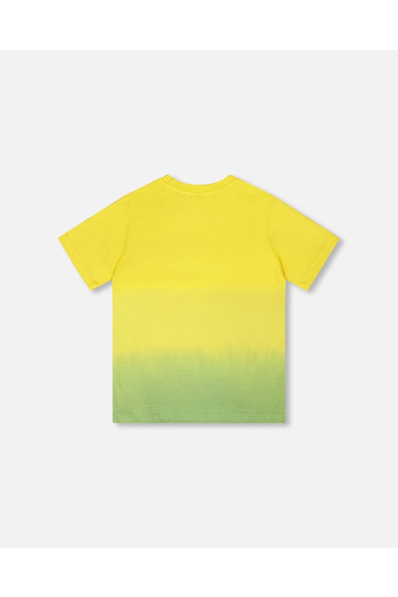 Organic Cotton Jersey T-Shirt with Print, Alternate, color, Yellow