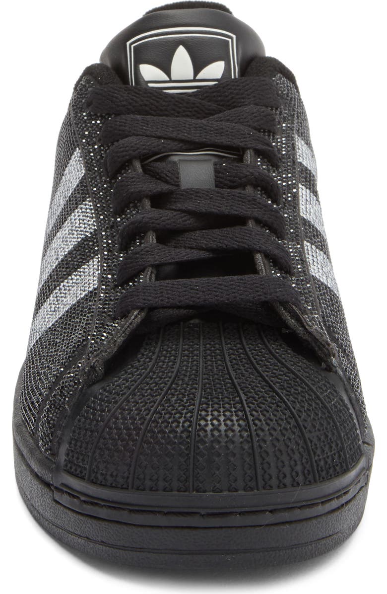adidas Superstar II Sneaker, Alternate, color, Black/ Silver/ Off White
