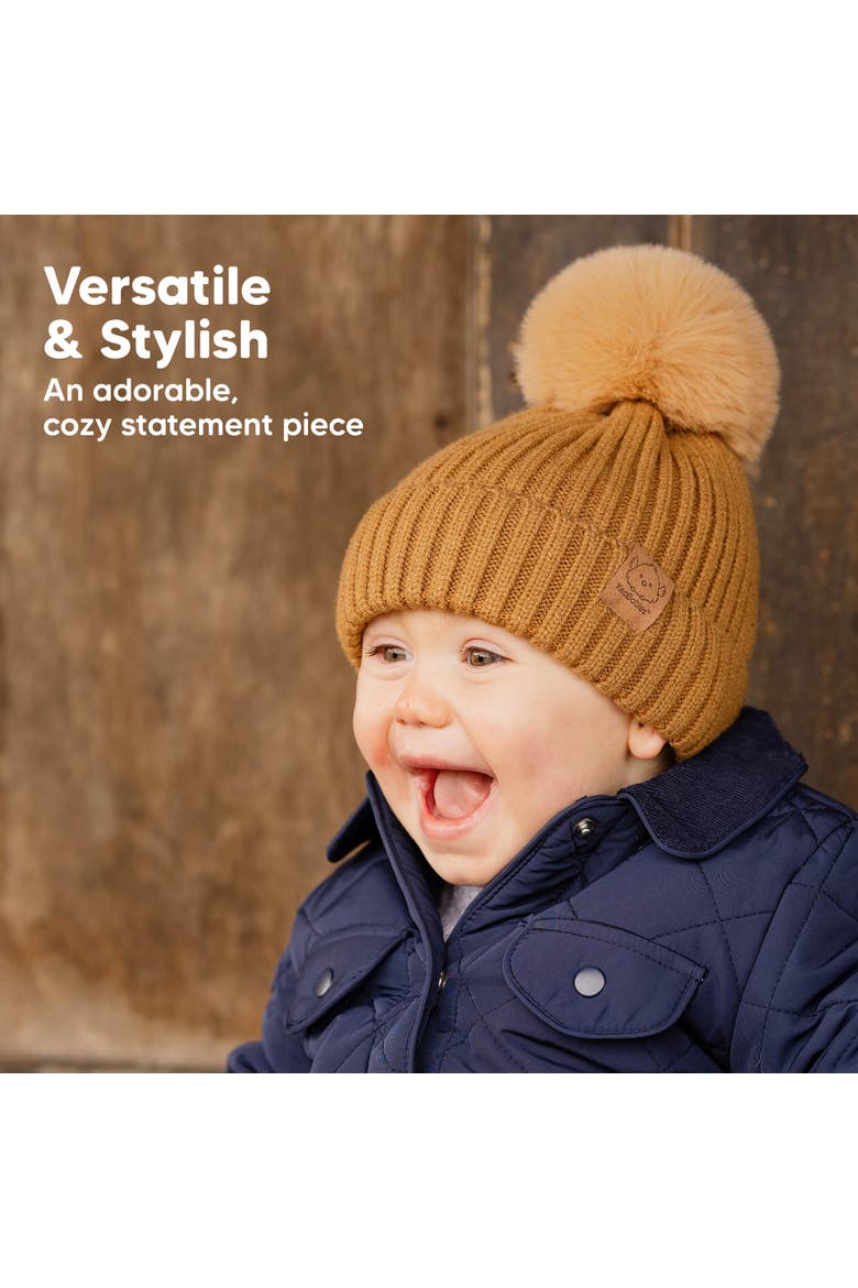 2-Pack Pom Knitted Beanie, Alternate, color, Blast