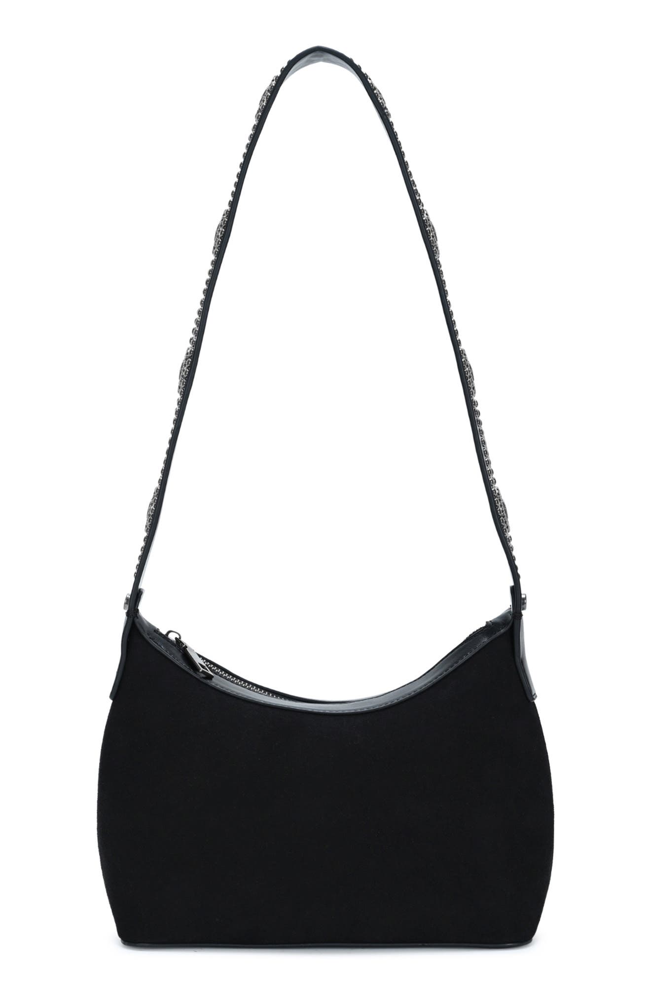 Western Studded Strap Leather Shoulder Bag