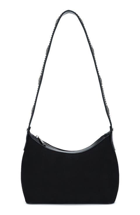 Western Studded Strap Leather Shoulder Bag