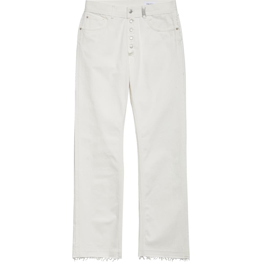 Alexander Mcqueen Mcqueen Straight Leg Jeans In Optical White