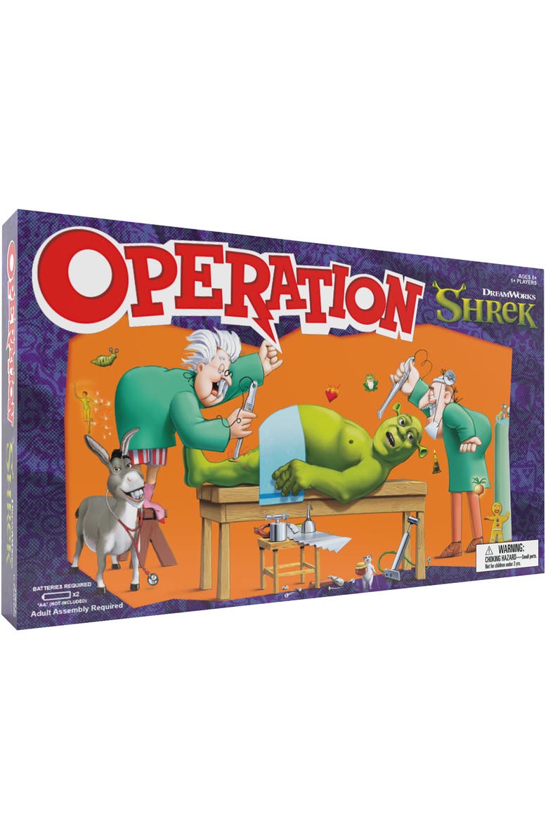 Operation Shrek Silly Skill Board Game, Main, color, Multicolored
