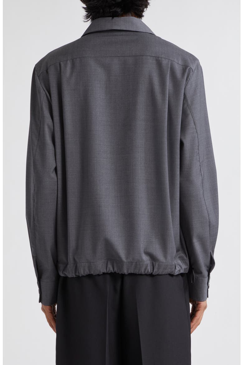 Wool Overshirt, Alternate, color, GREY