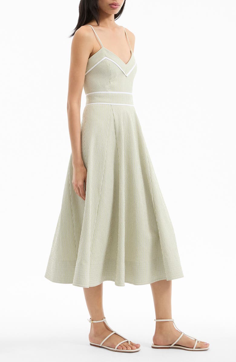 Veronica Beard Janis Fit & Flare Midi Dress, Alternate, color,