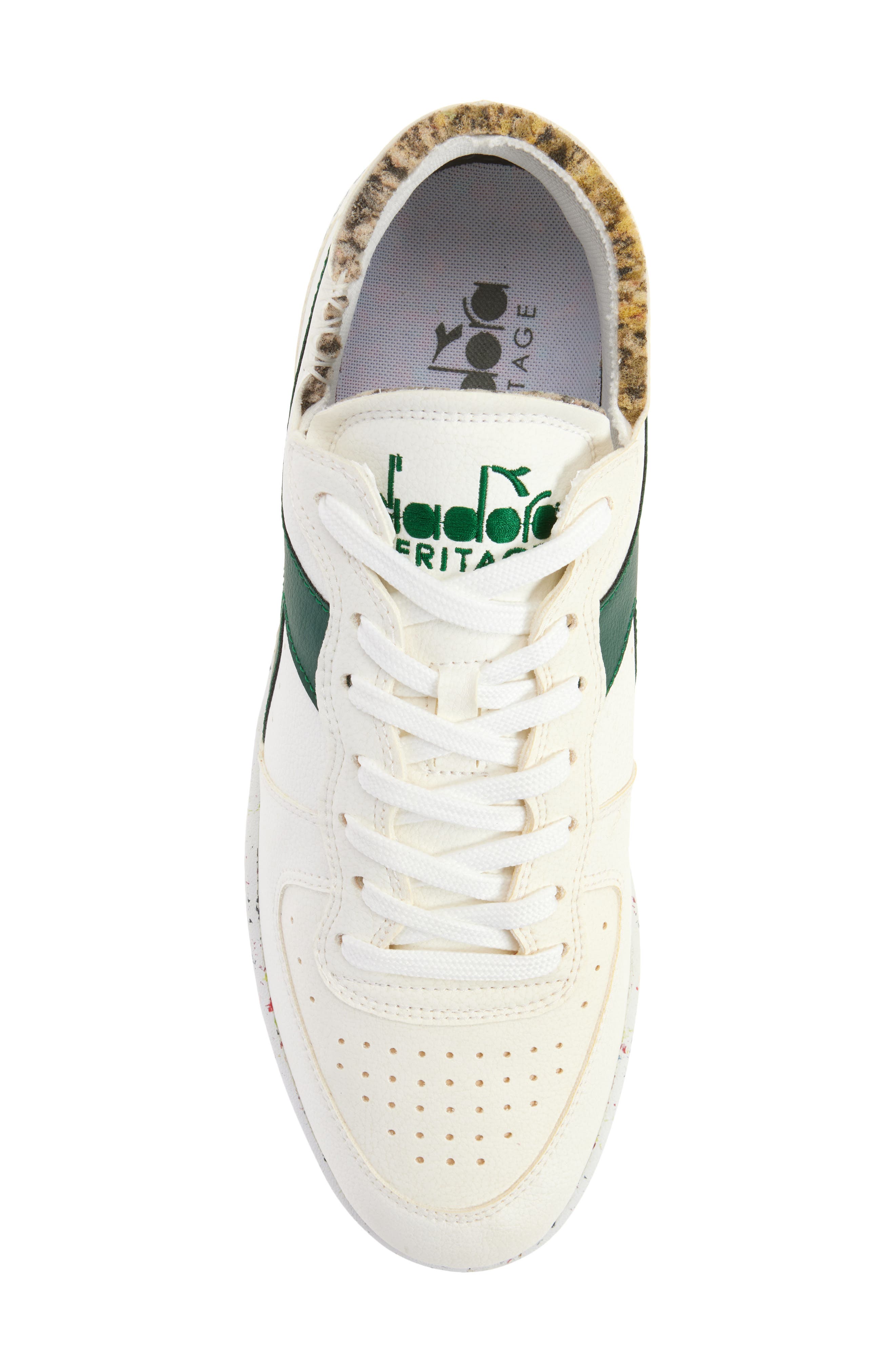Diadora MI Basket Row Sneaker, Alternate, color, Green Bistro