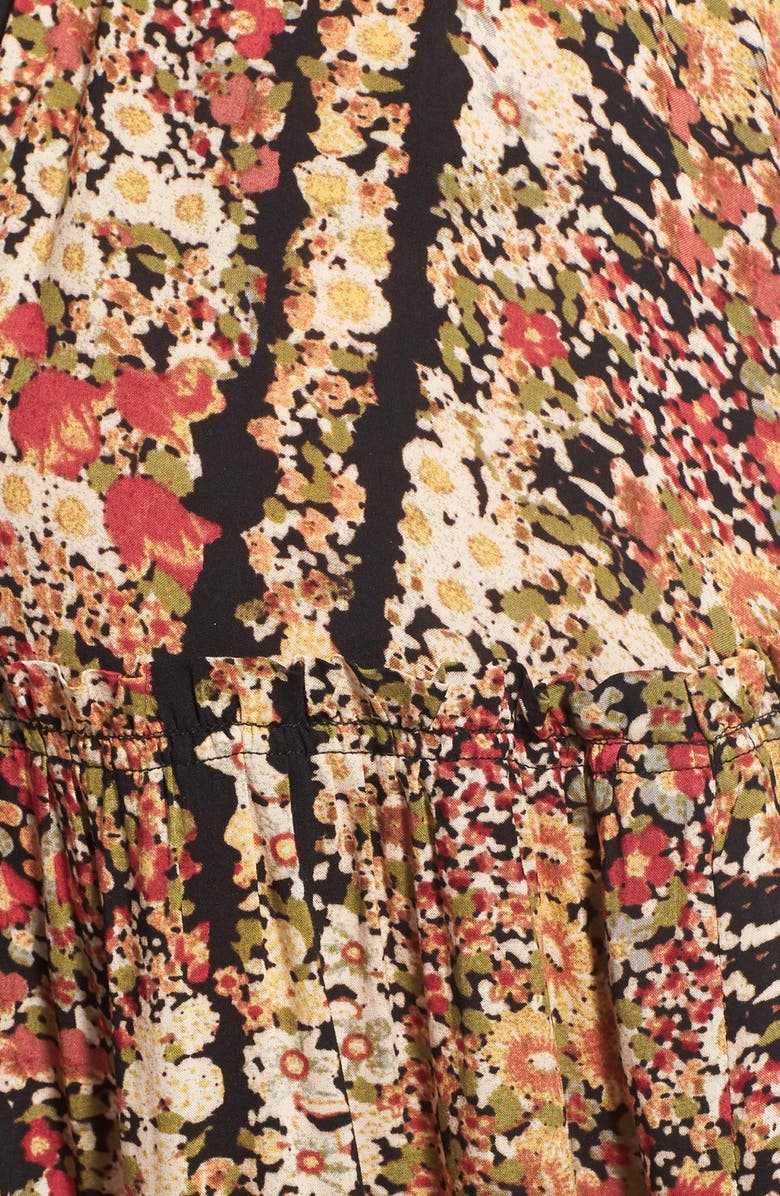 Free People 'Valerie' Floral Blouson Maxi Dress, Alternate, color, 