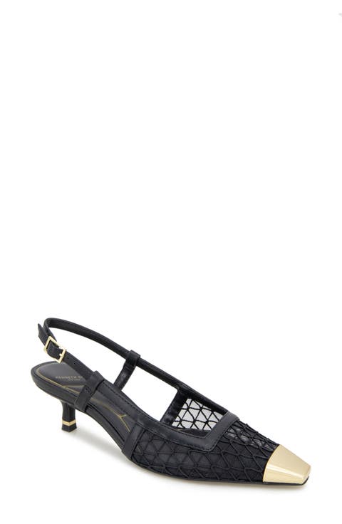 Maxine Kitten Heel Slingback Pump (Women)