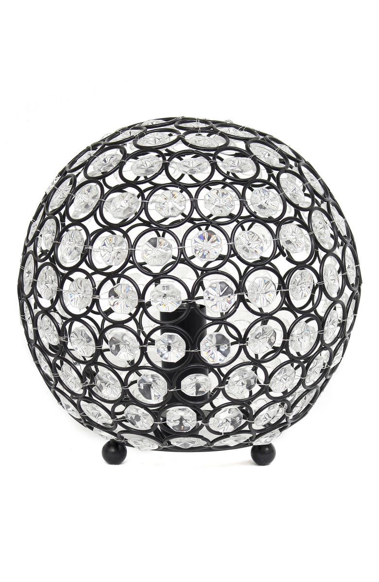 LALIA HOME Round Crystal Table Lamp, Main, color, 