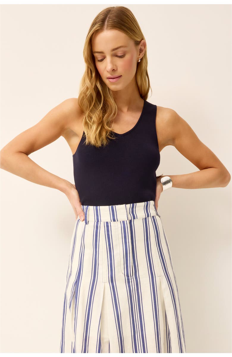 Marie Oliver Faith Skirt, Alternate, color, Sailor Stripe