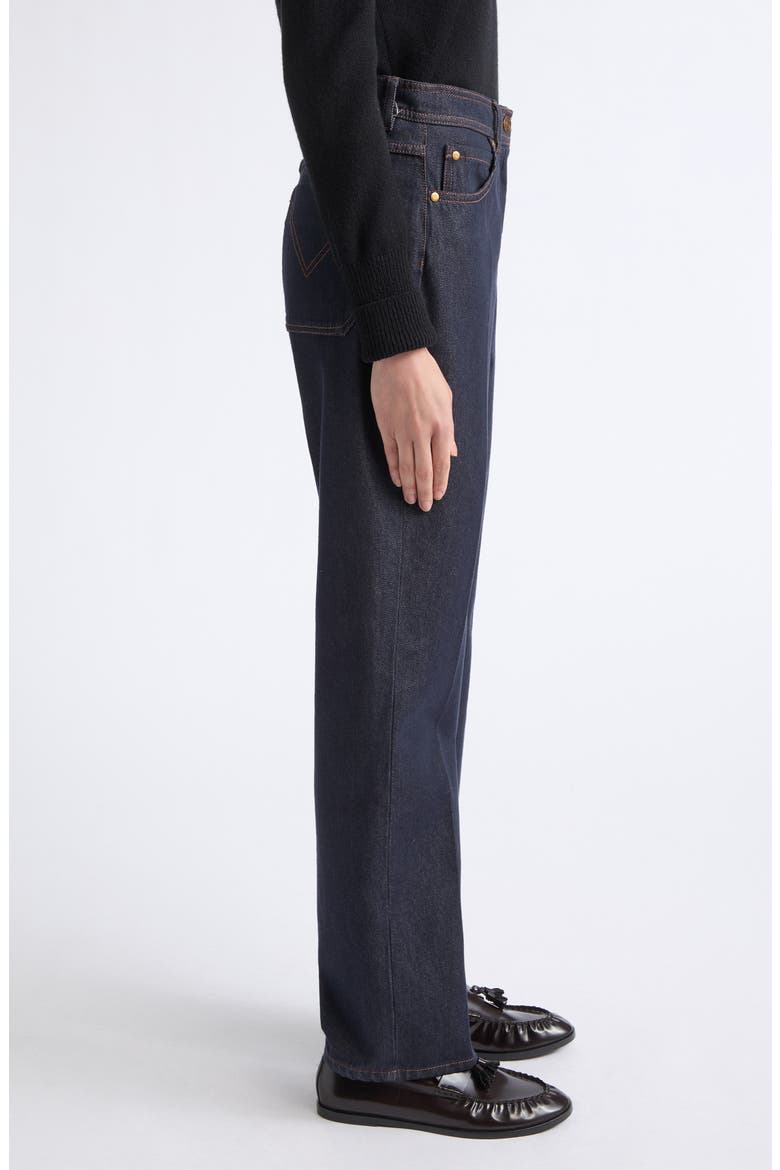 Bbono Barrel Leg Jeans, Alternate, color, MIDNIGHT BLUE