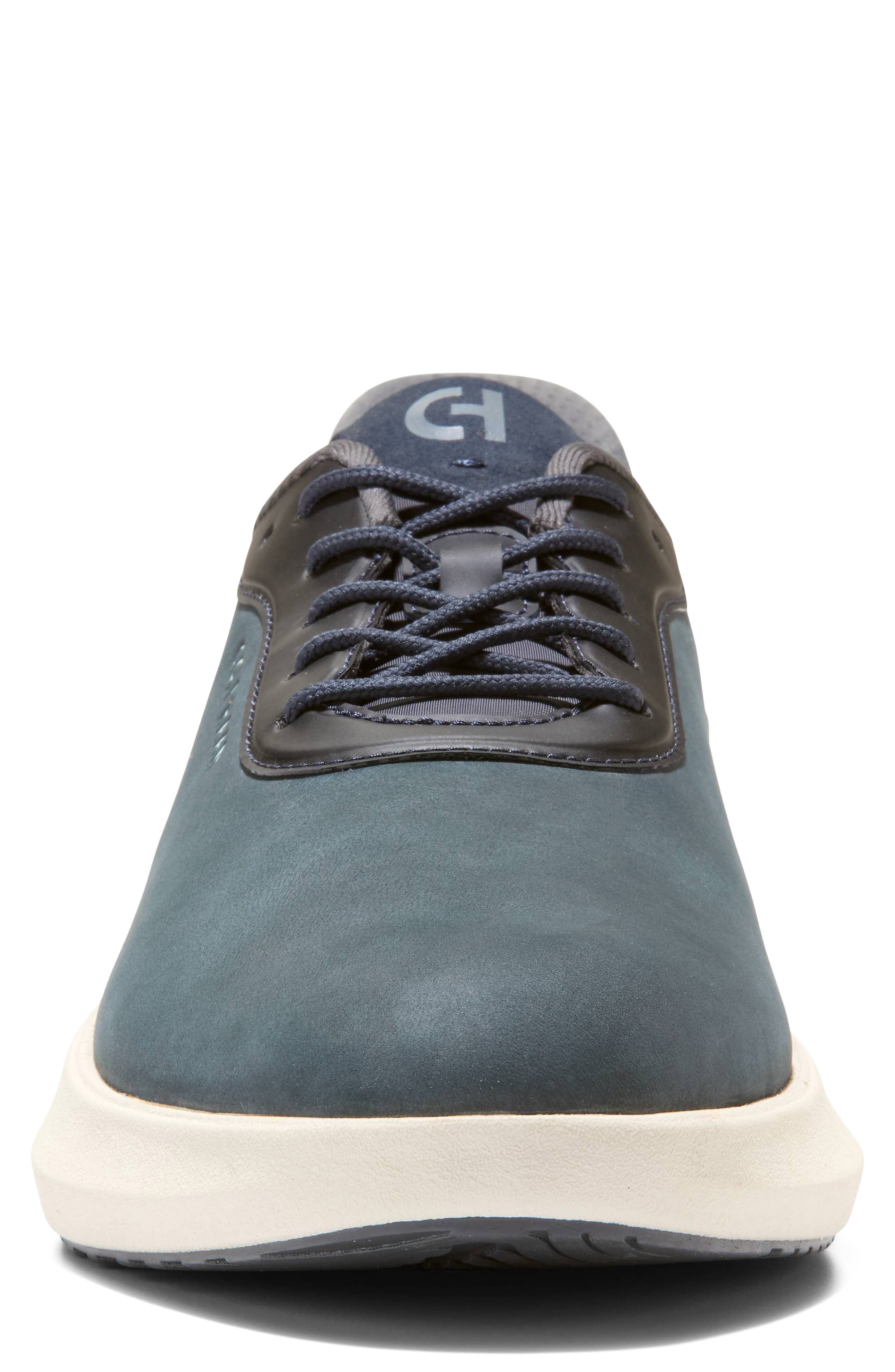 OriginalGrand NeoArc Quick-On Plain Toe Oxford, Alternate, color, NAVY BLAZER NUBUCK / TRADEWIND