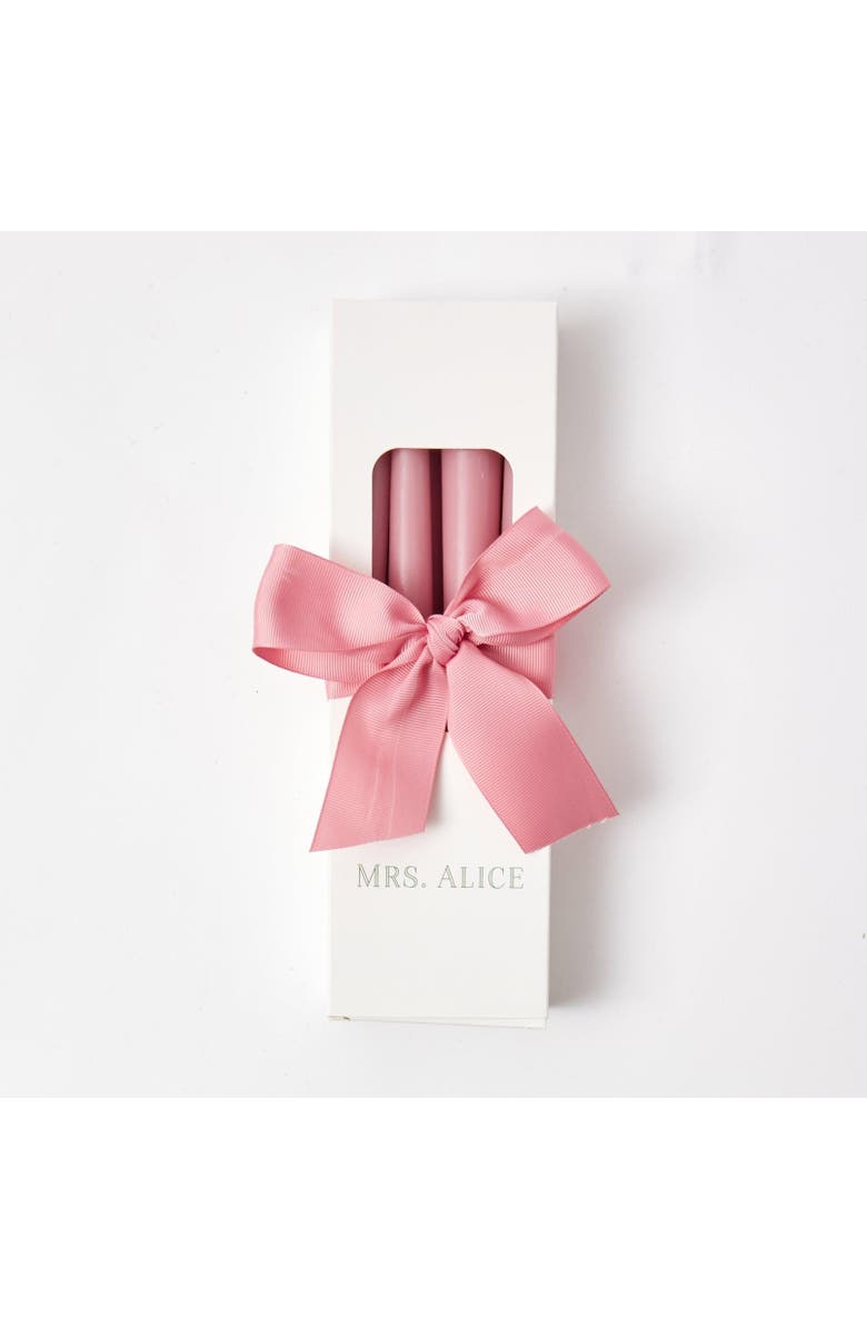 Mrs. Alice Pink Candles, Main, color, Pink