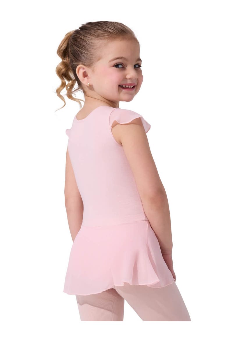 Flutter Sleeve Dress, Alternate, color, light/pastel pink