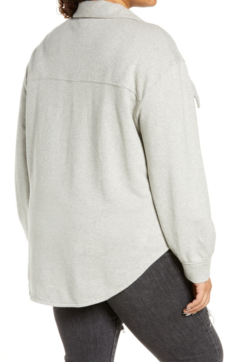 Treasure & Bond Knit Shirt Jacket, Alternate, color, 